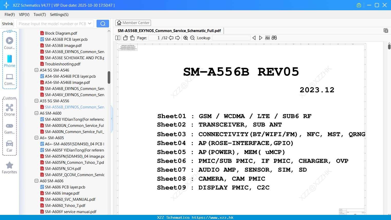 Samsung SM-A556B_EXYNOS_Common_Service_Schematic_Full